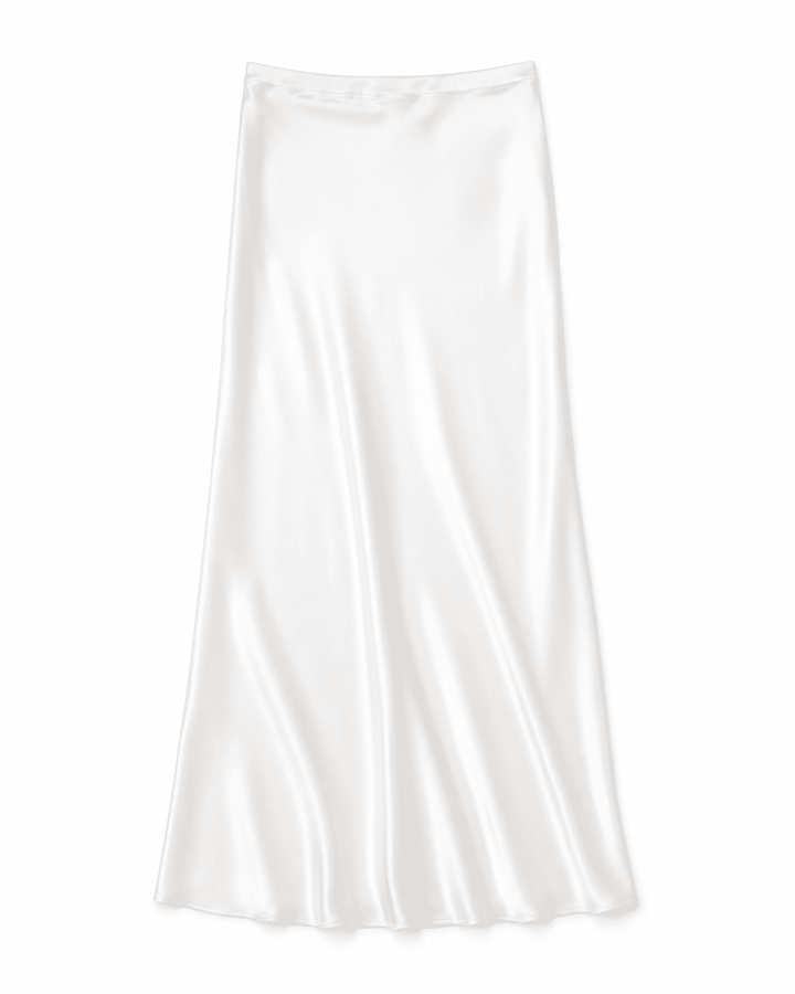 Nour Sateen Midi skirt - Must Boutique