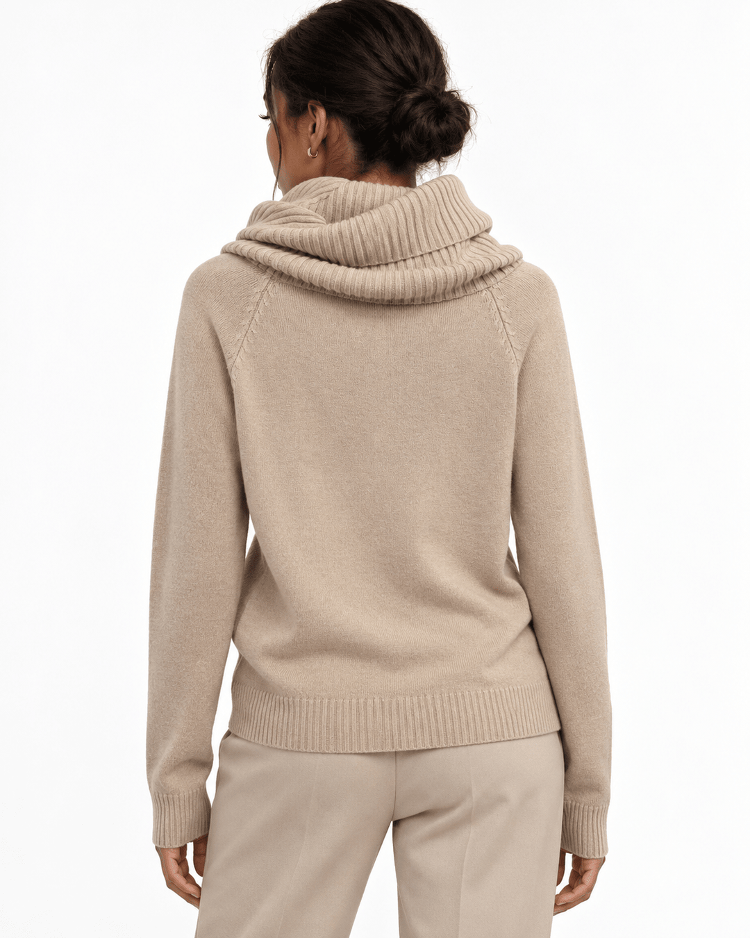 Paulina cowl Neck Sweater - Must Boutique