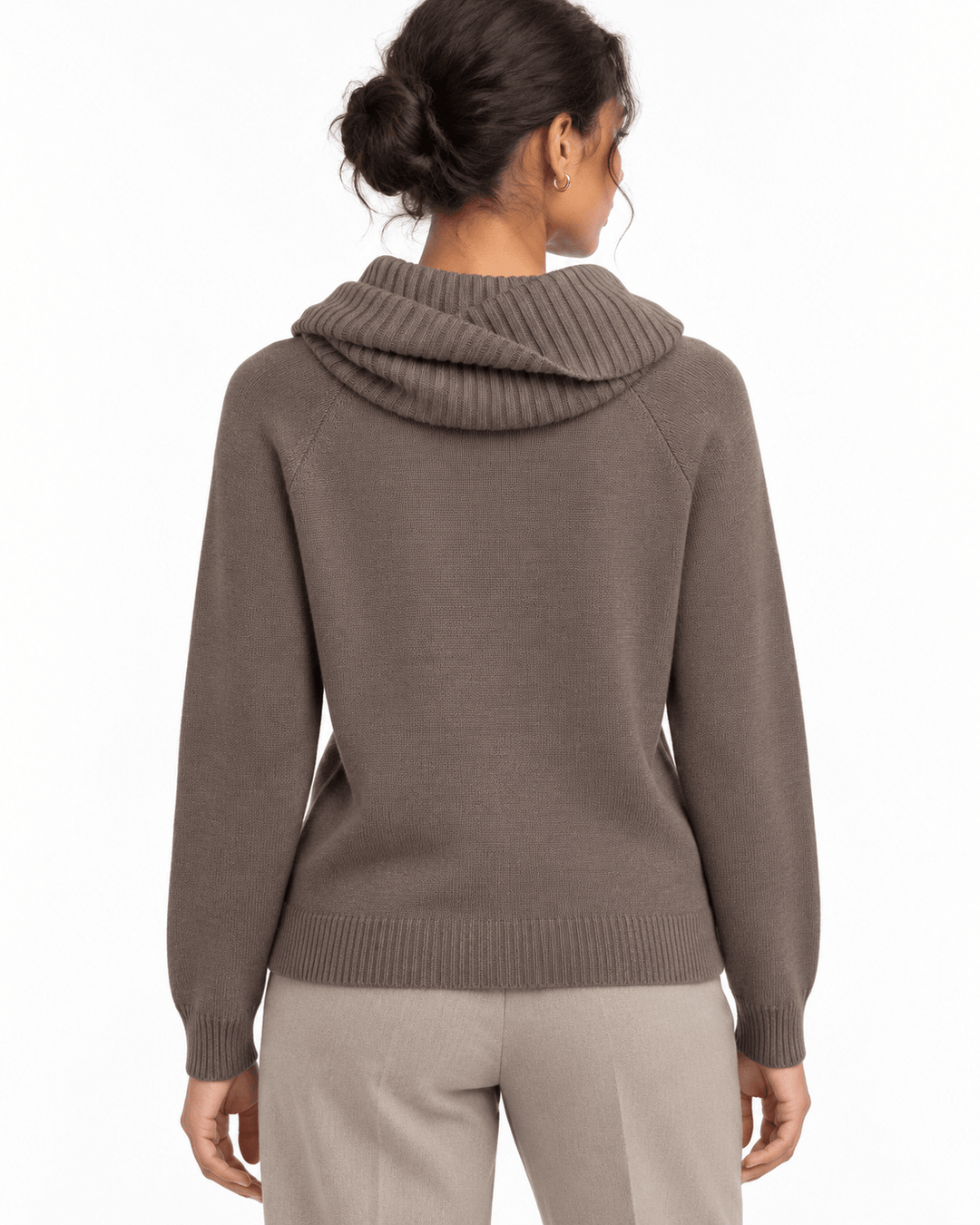 Paulina cowl Neck Sweater - Must Boutique