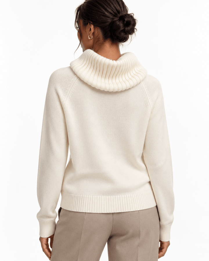 Paulina cowl Neck Sweater - Must Boutique