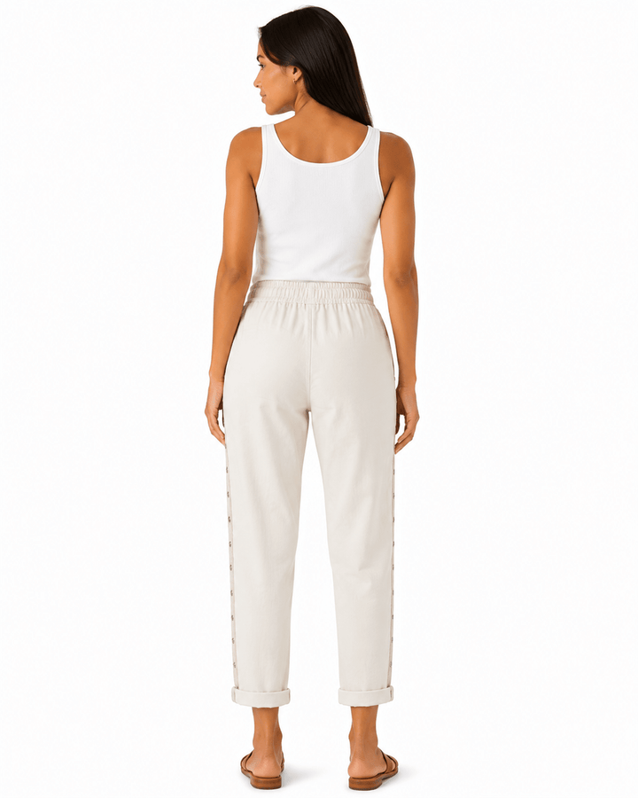 Reena Studded Side Jogger Pants - Must Boutique