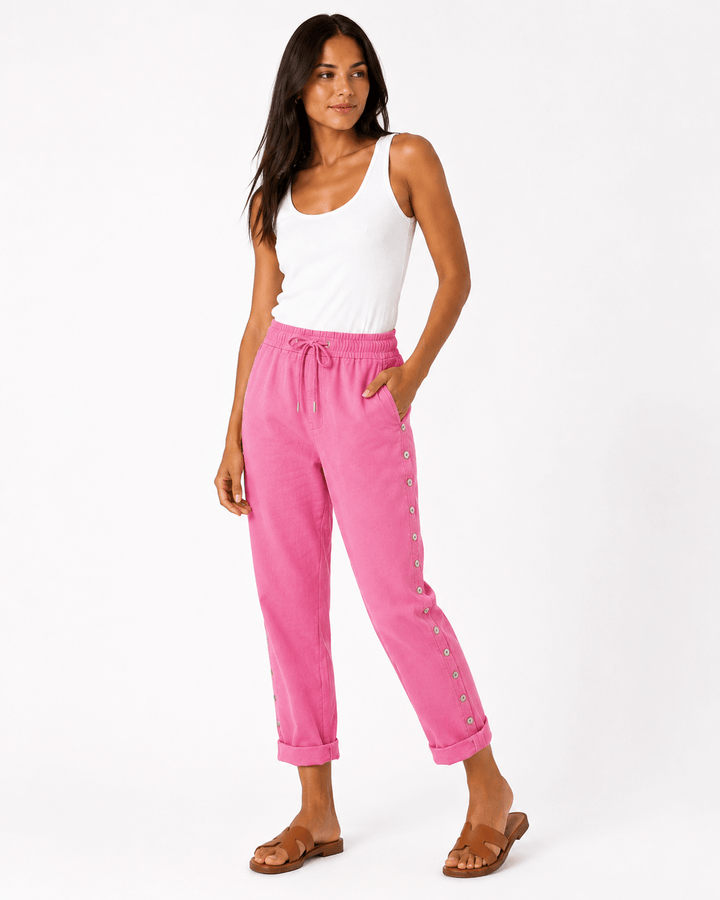 Reena Studded Side Jogger Pants - Must Boutique