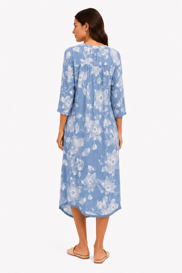 Rio Floral Linen Dress - Must Boutique