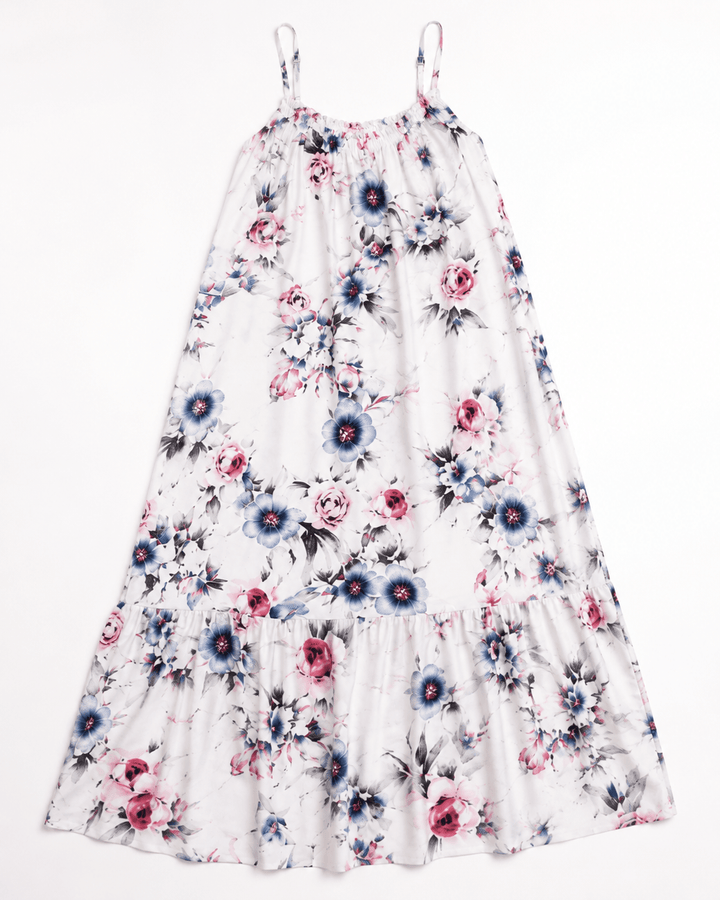 Rosalie Watercolor Floral Maxi Dress - Must Boutique