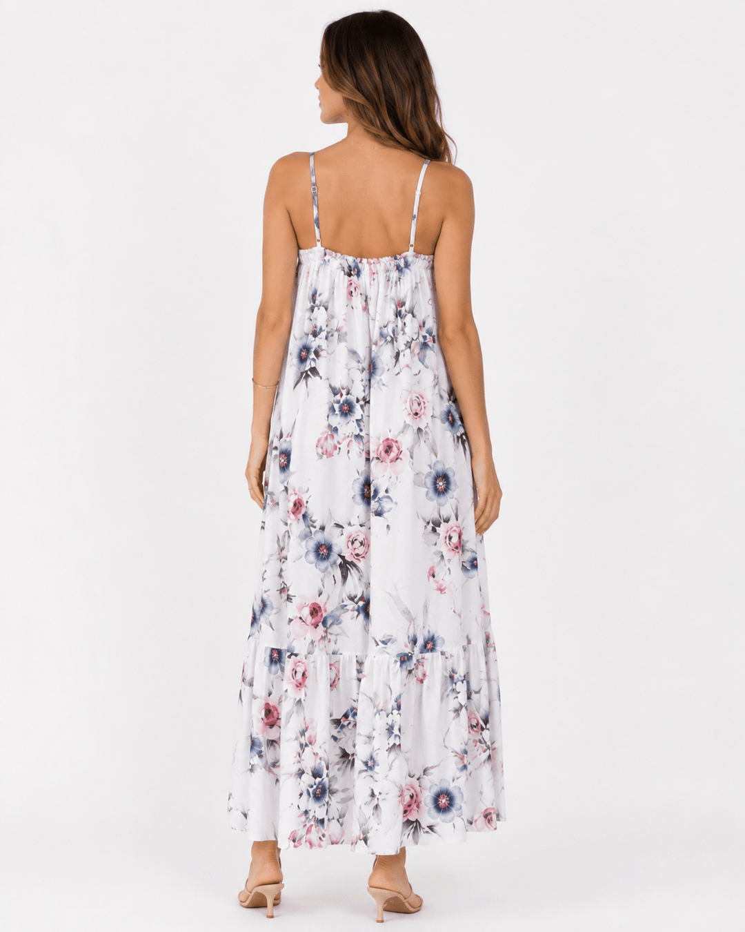 Rosalie Watercolor Floral Maxi Dress - Must Boutique