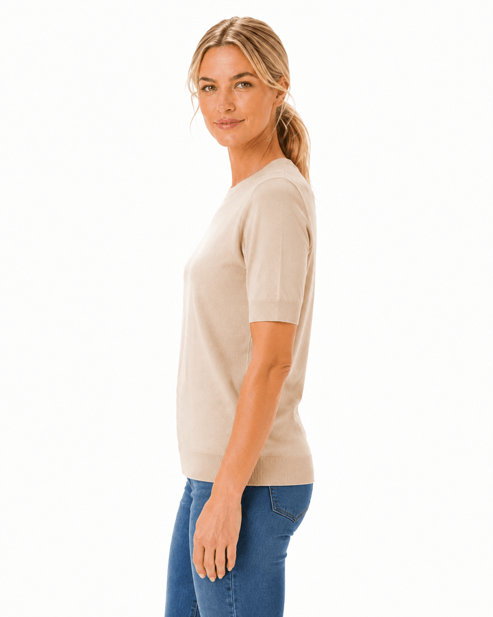 Rosie Crewneck Tee - Must Boutique