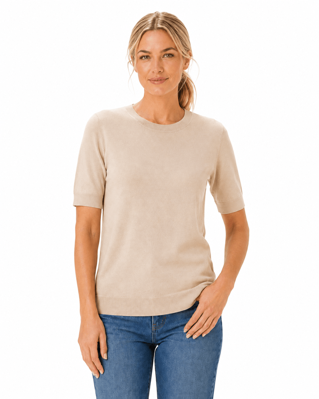 Rosie Crewneck Tee - Must Boutique