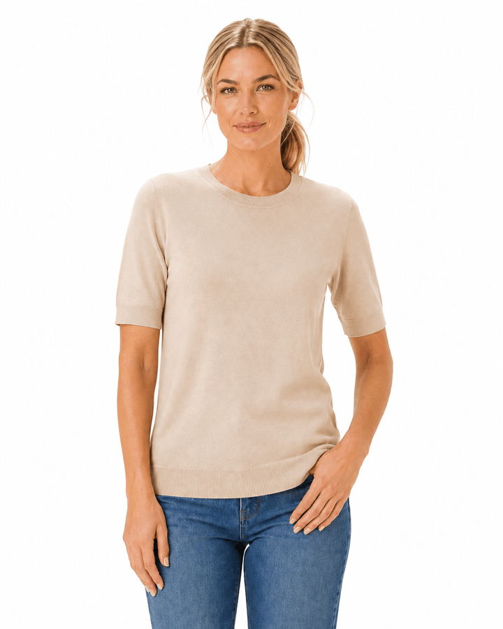 Rosie Crewneck Tee - Must Boutique