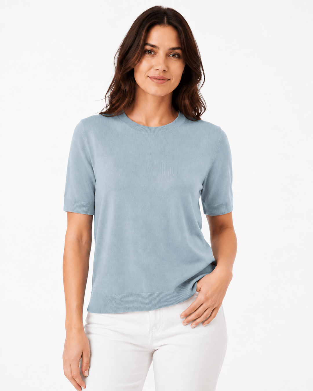 Rosie Crewneck Tee - Must Boutique