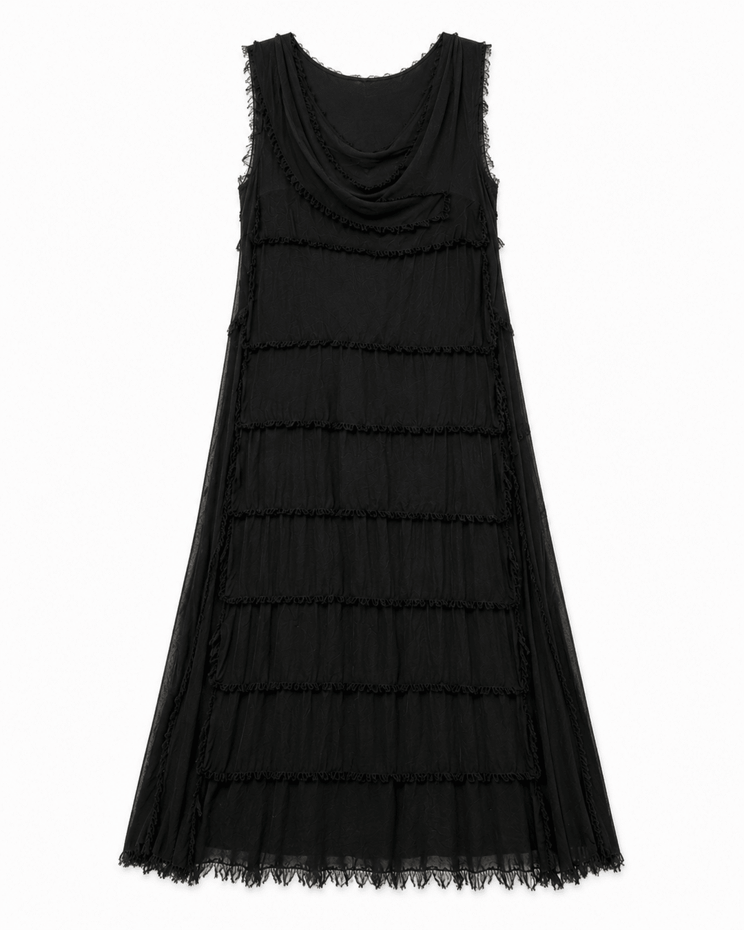 Sara Silk Layered dress - Must Boutique