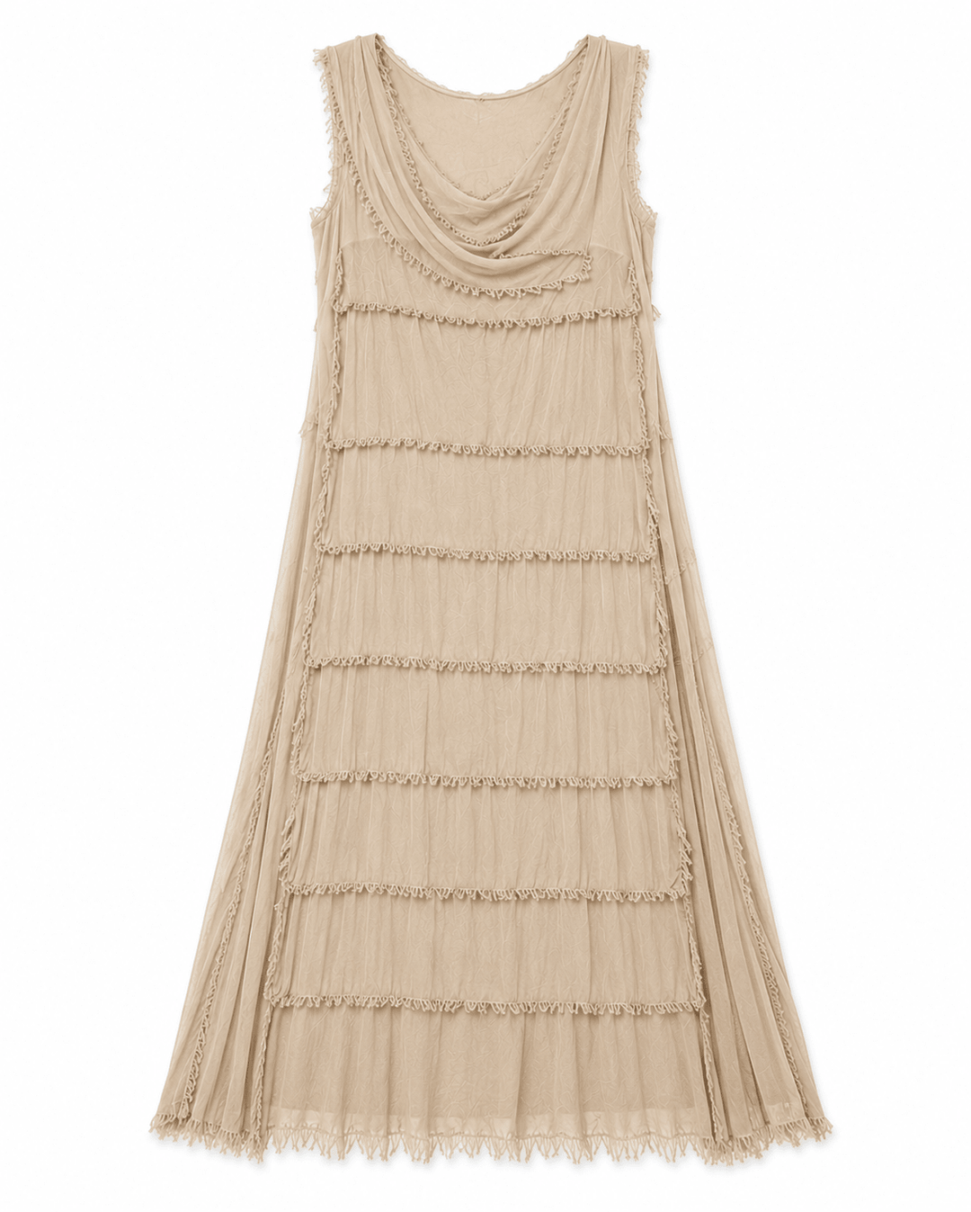 Sara Silk Layered dress - Must Boutique