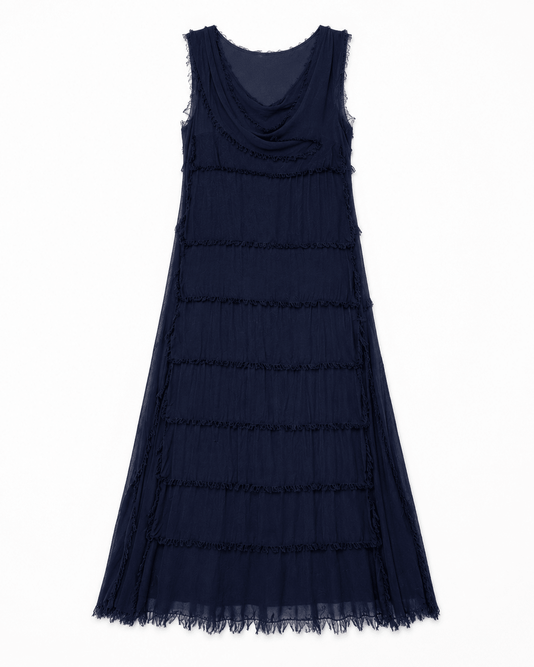 Sara Silk Layered dress - Must Boutique