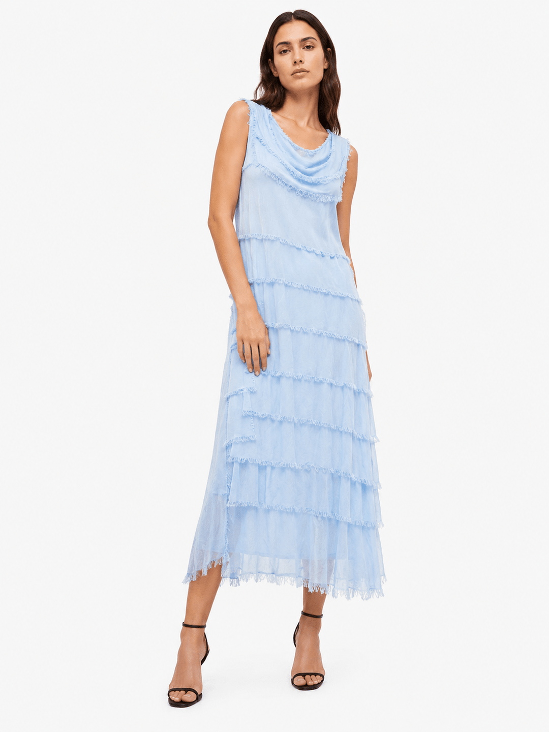 Sara Silk Layered dress - Must Boutique