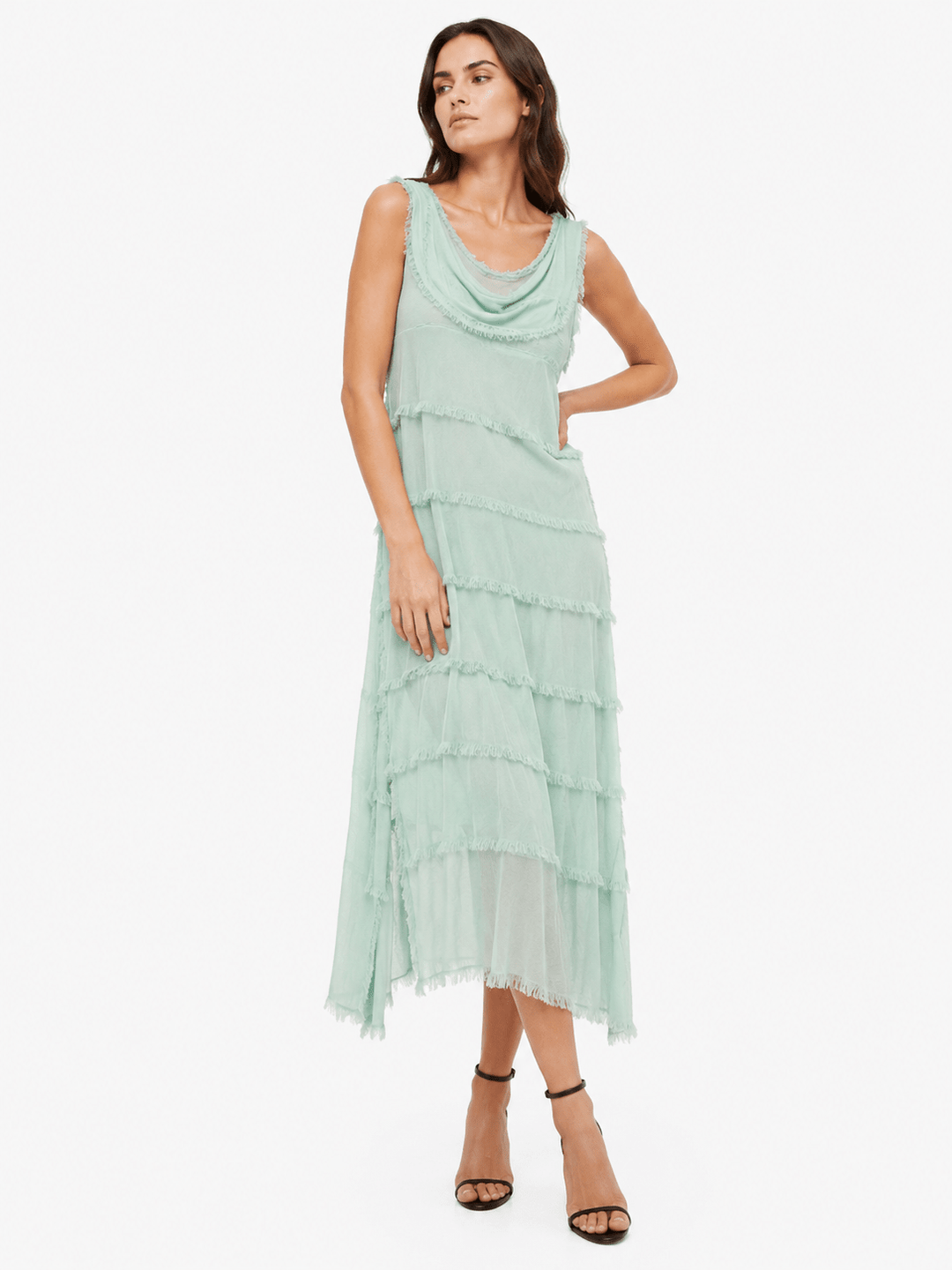 Sara Silk Layered dress - Must Boutique