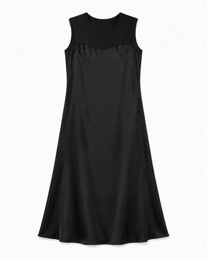 Satin Harmony Midi Dress - Must Boutique