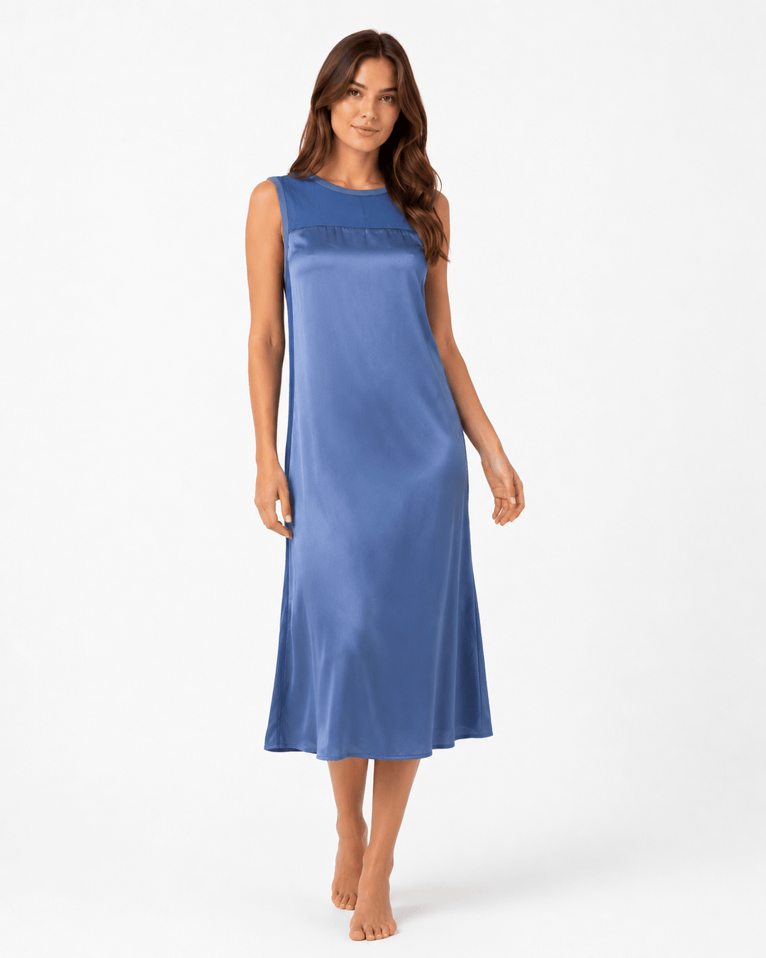 Satin Harmony Midi Dress - Must Boutique