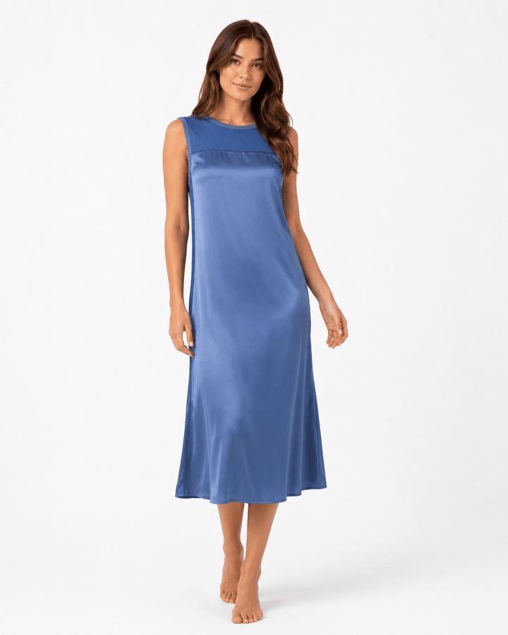 Satin Harmony Midi Dress - Must Boutique