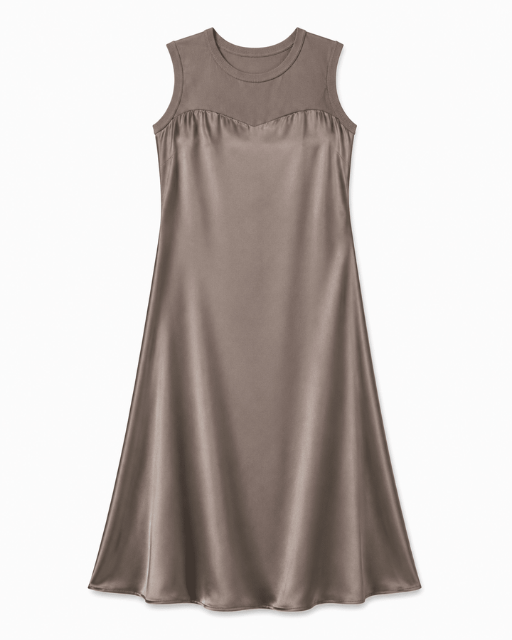 Satin Harmony Midi Dress - Must Boutique