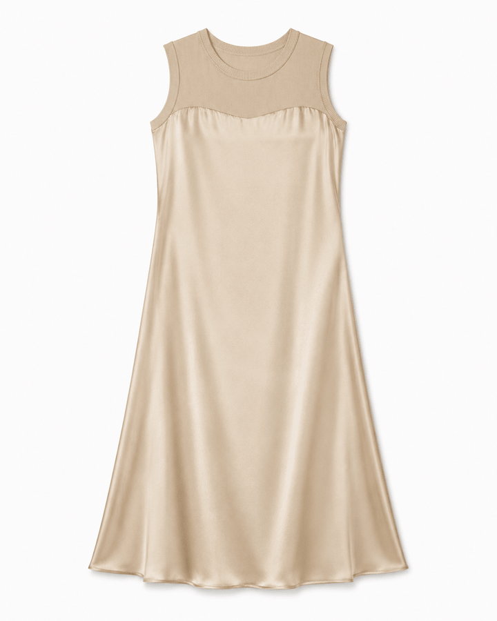 Satin Harmony Midi Dress - Must Boutique