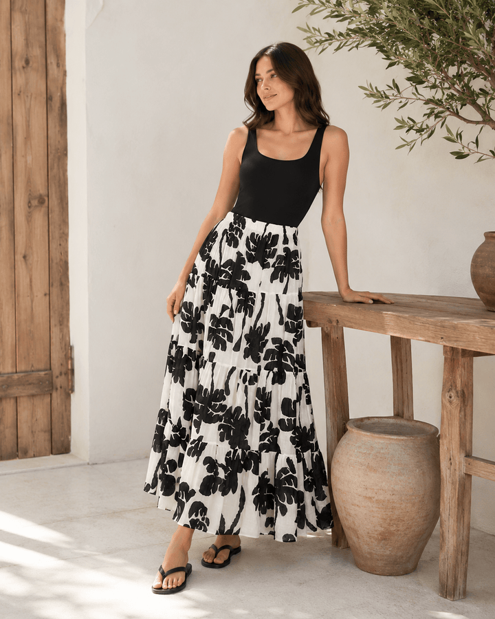 Savannah A-Line Maxi Skirt - Must Boutique