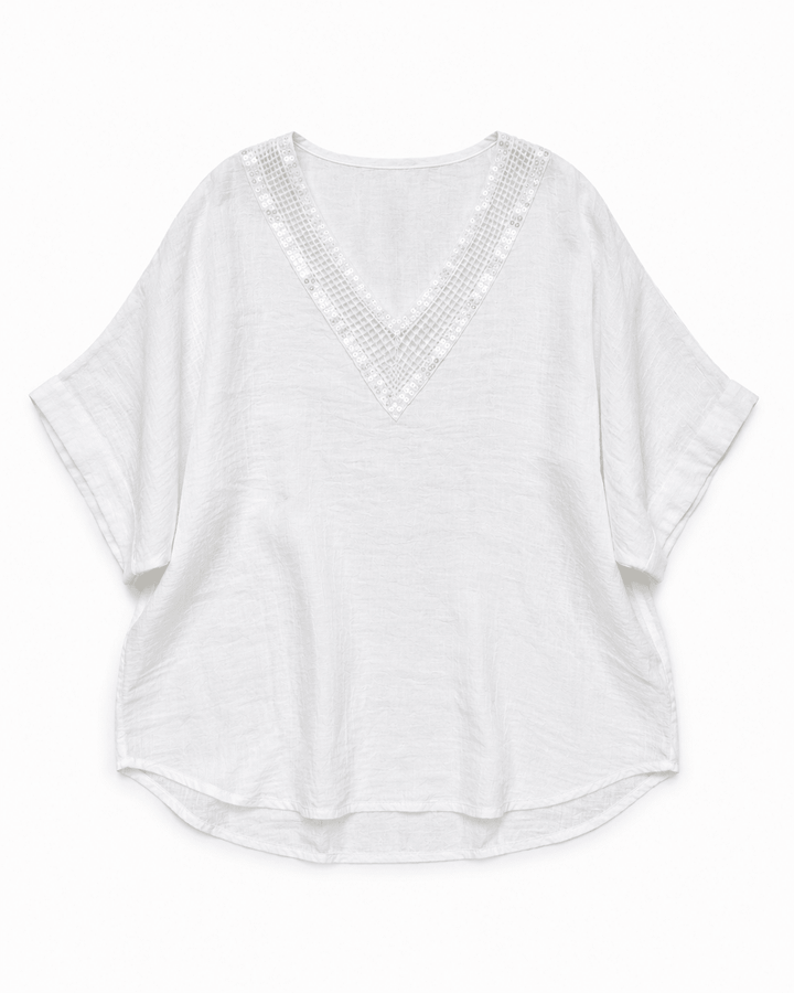 Sequin V-Neck top - Must Boutique