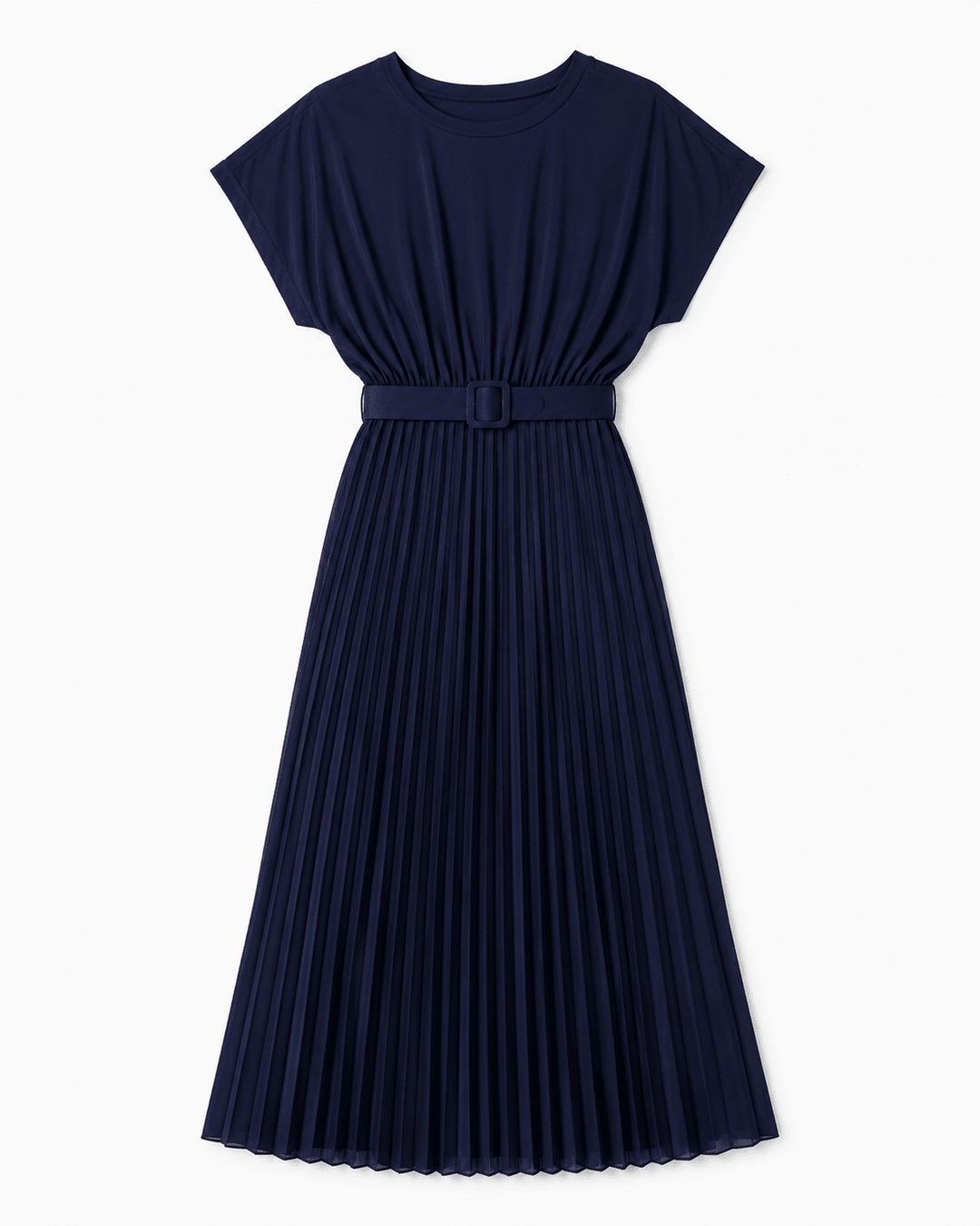 Sienna Satin Pleated dress - Must Boutique