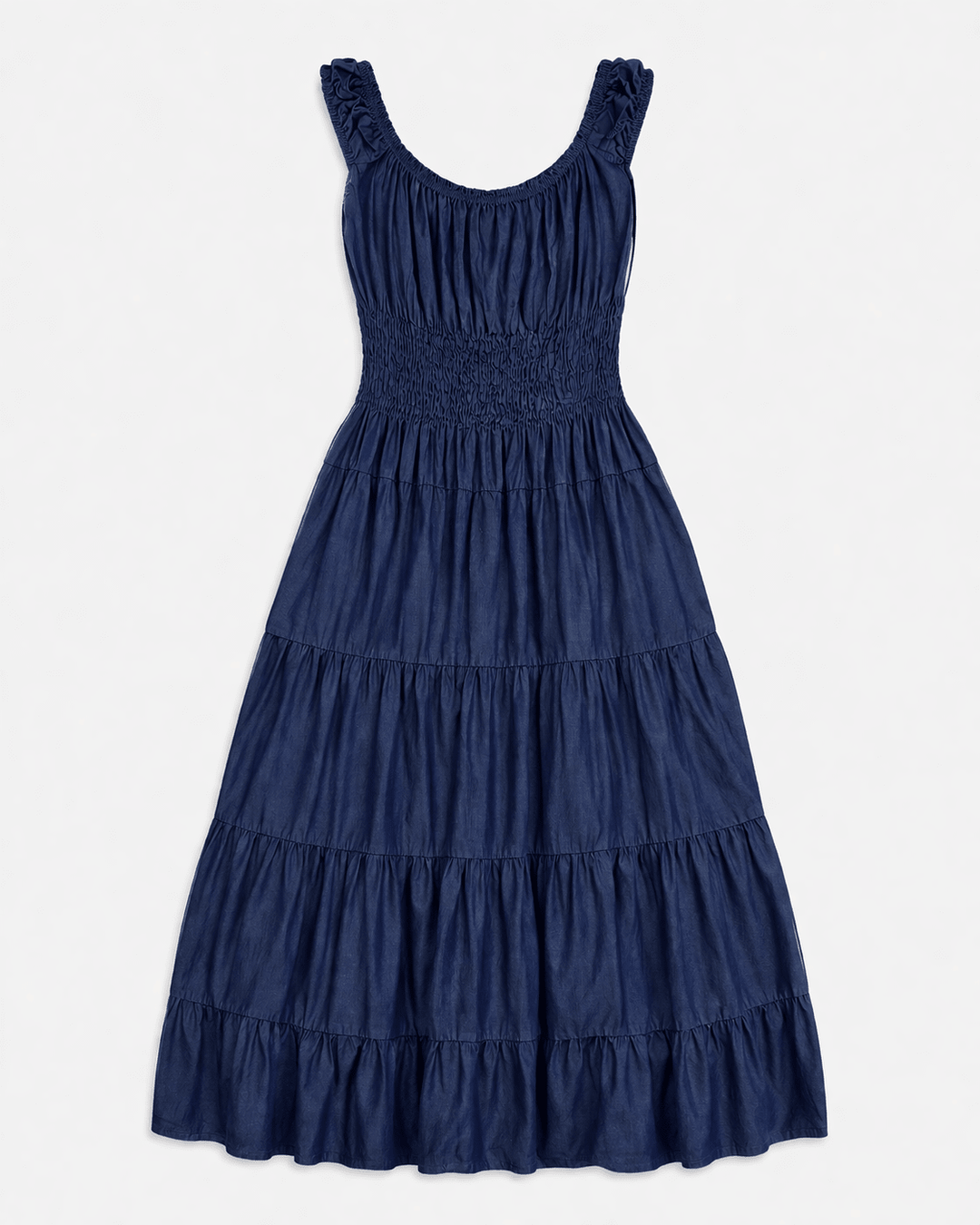 Sofia Denim Maxi Dress - Must Boutique