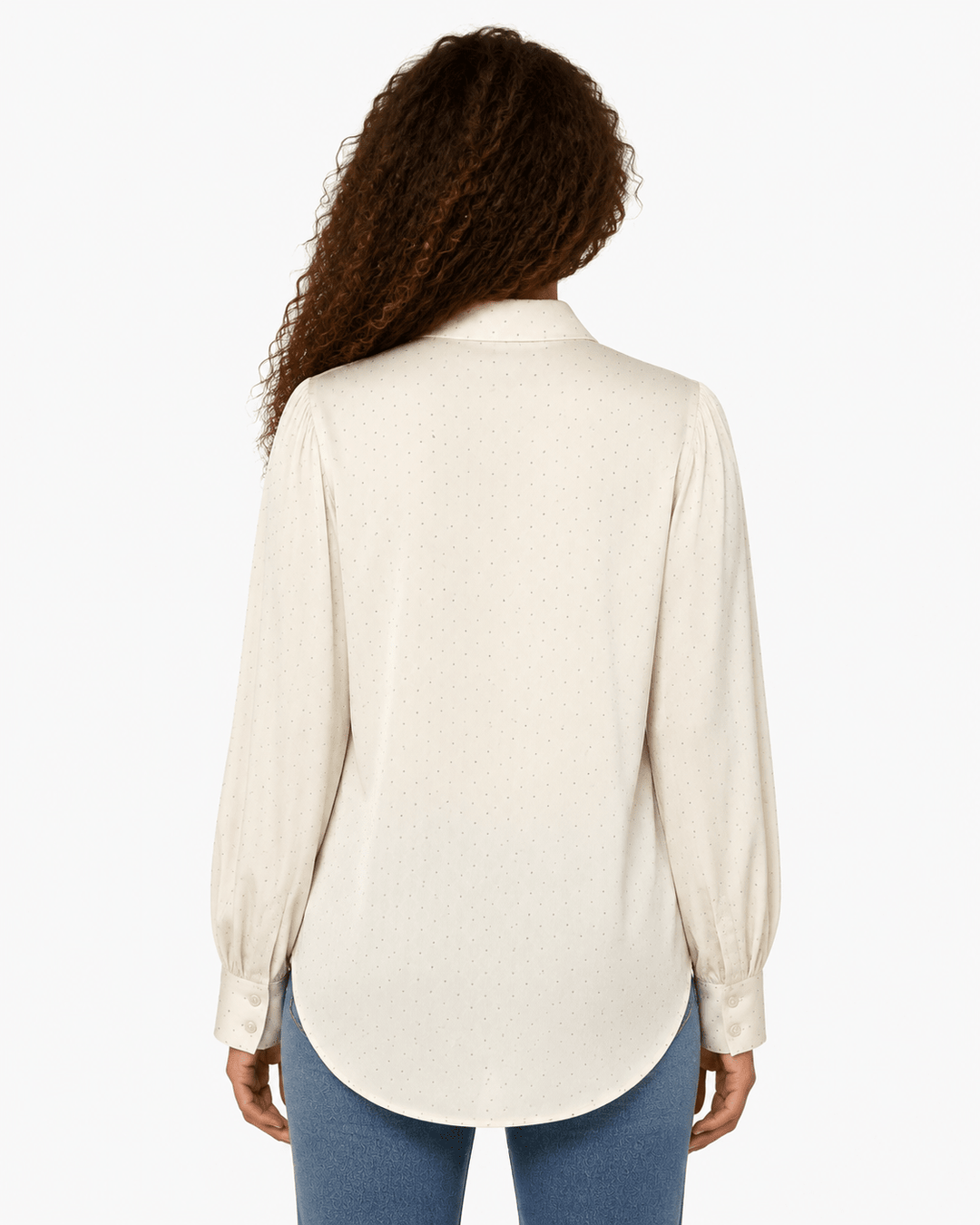 Soya Studded Balloon-Sleeve Blouse - Must Boutique