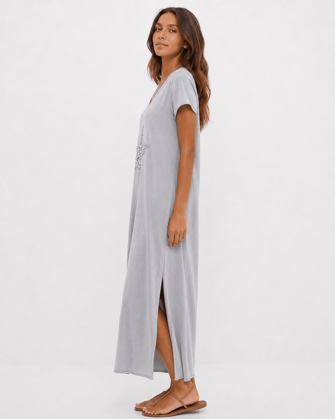 Stella Sequin Star Maxi Dress - Must Boutique
