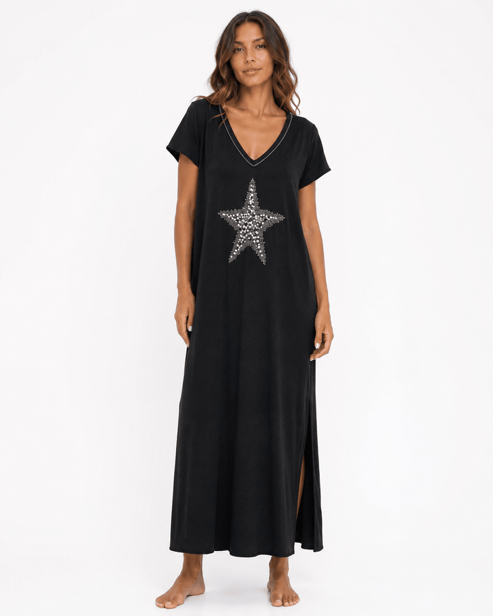 Stella Sequin Star Maxi Dress - Must Boutique