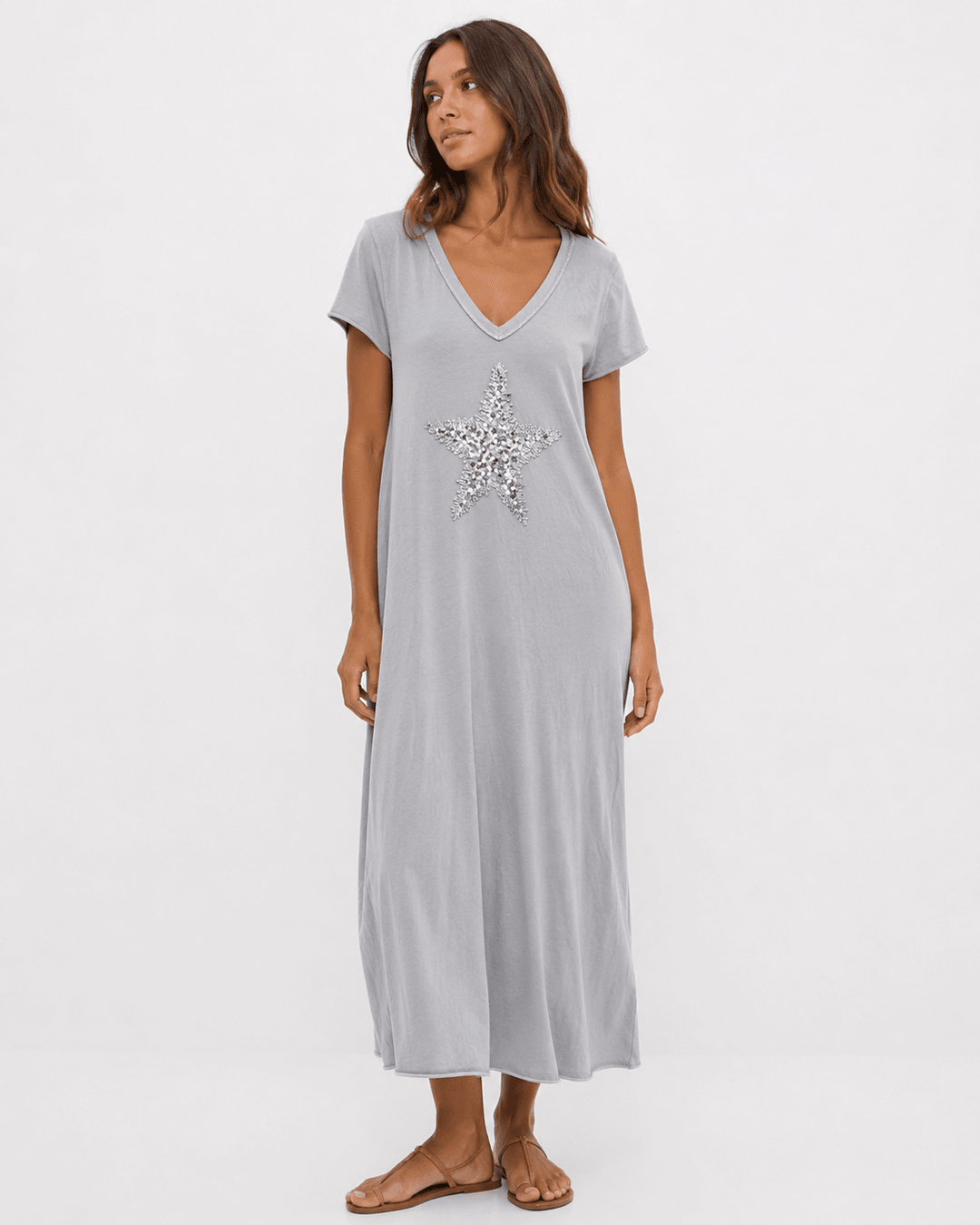 Stella Sequin Star Maxi Dress - Must Boutique