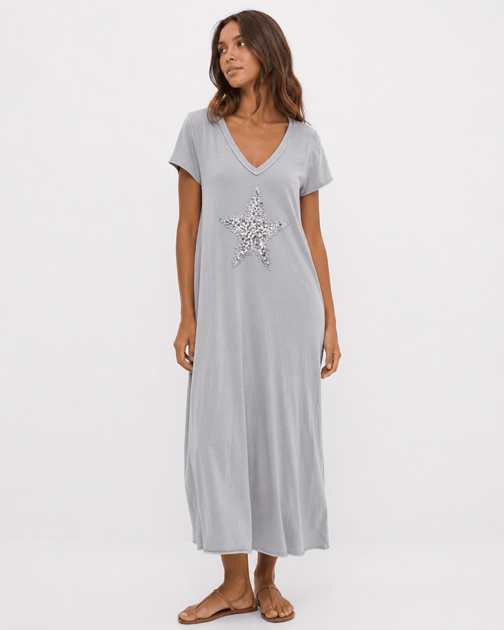 Stella Sequin Star Maxi Dress - Must Boutique