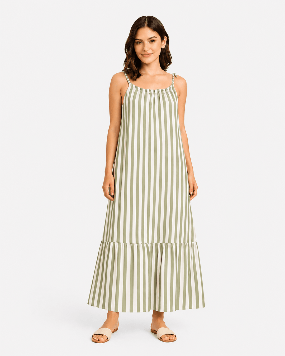 Striped Maxi Dress - Must Boutique