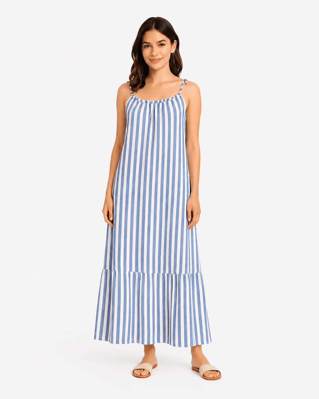 Striped Maxi Dress - Must Boutique