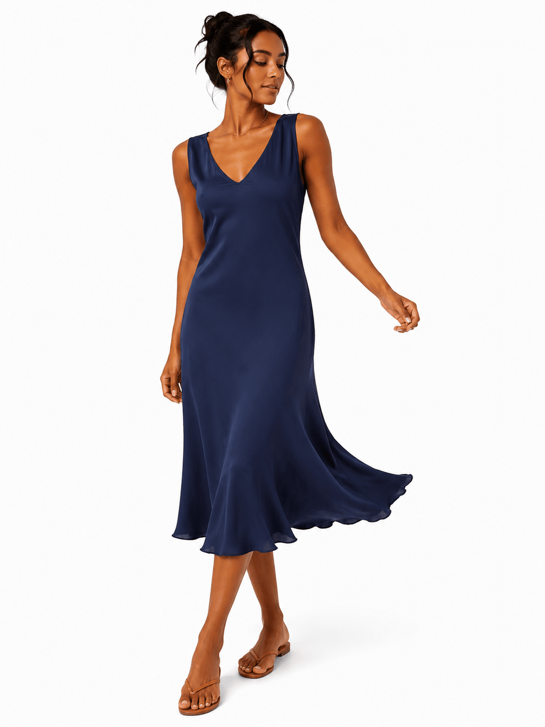 Suerte Satin Slip Dress - Must Boutique