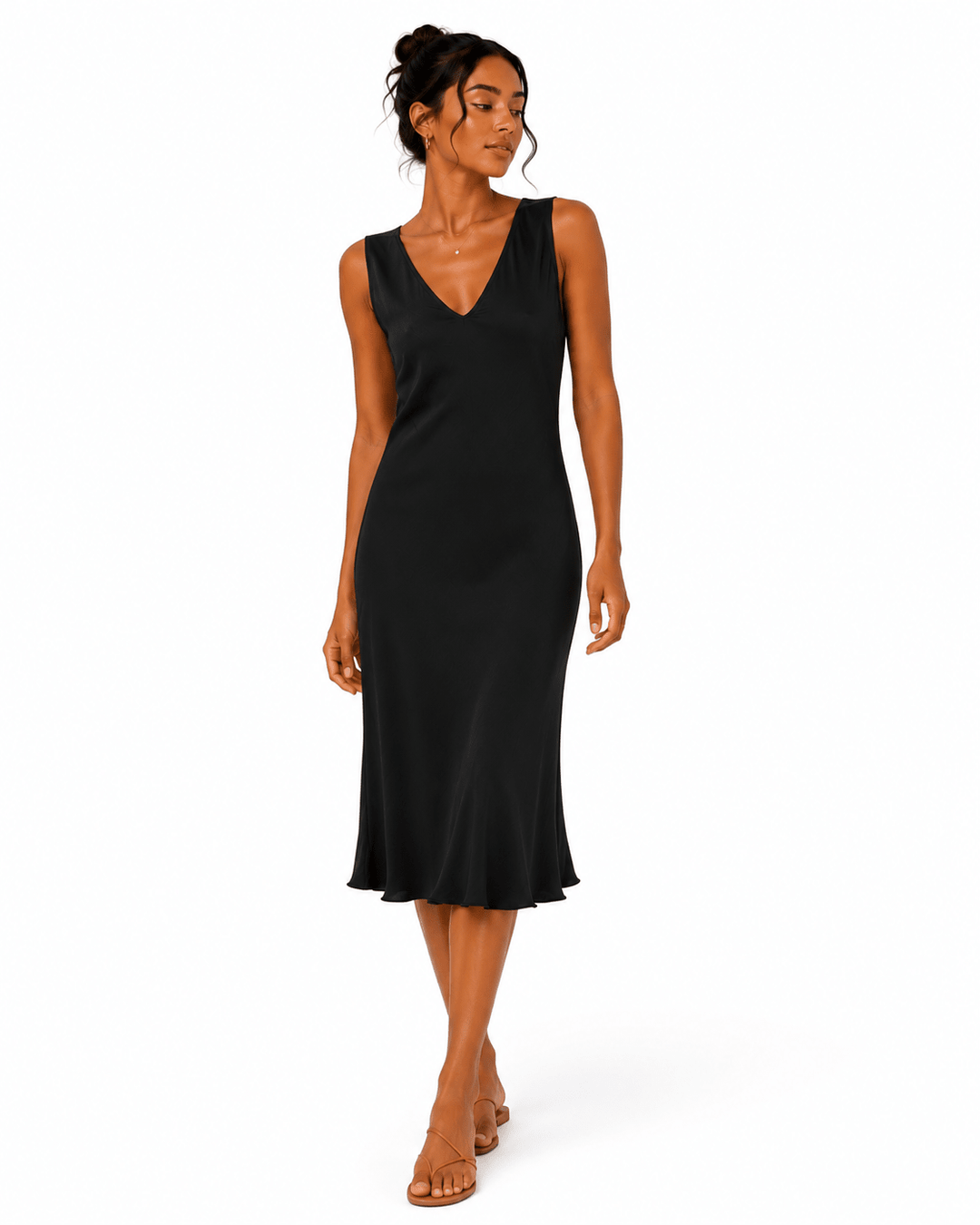 Suerte Satin Slip Dress - Must Boutique