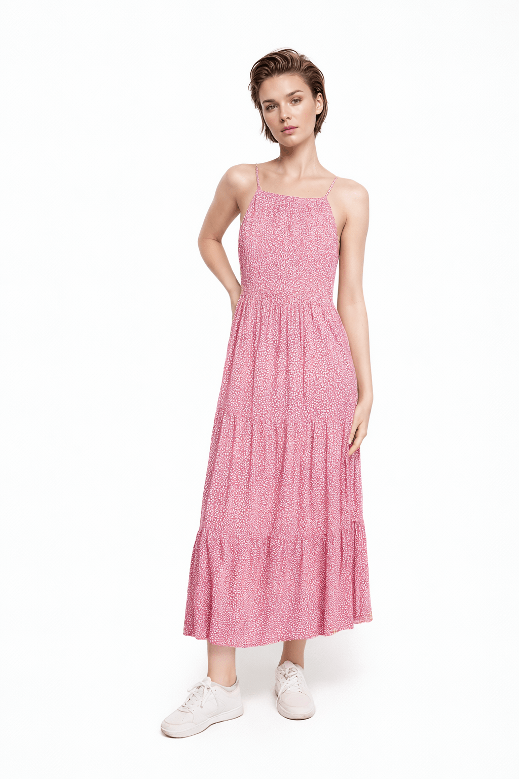 Sunday Maxi Dress with Floral print - Must Boutique