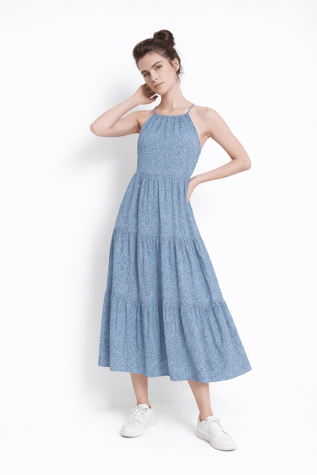 Sunday Maxi Dress with Floral print - Must Boutique