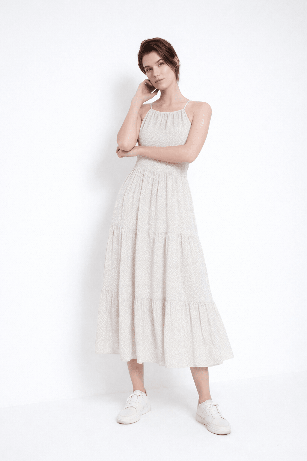 Sunday Maxi Dress with Floral print - Must Boutique