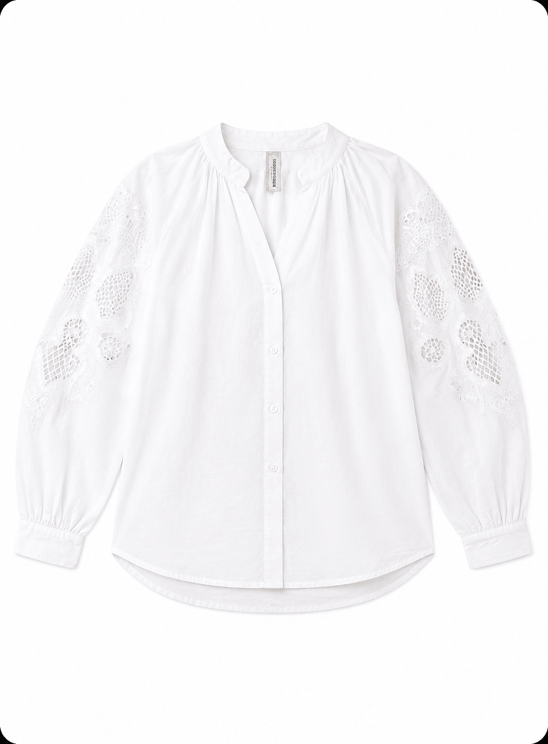 Tania Embroidered Cotton Blouse - Must Boutique