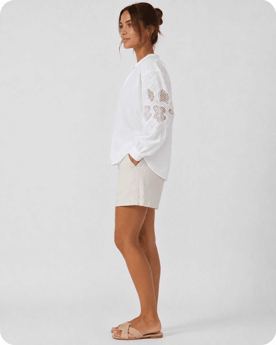 Tania Embroidered Cotton Blouse - Must Boutique
