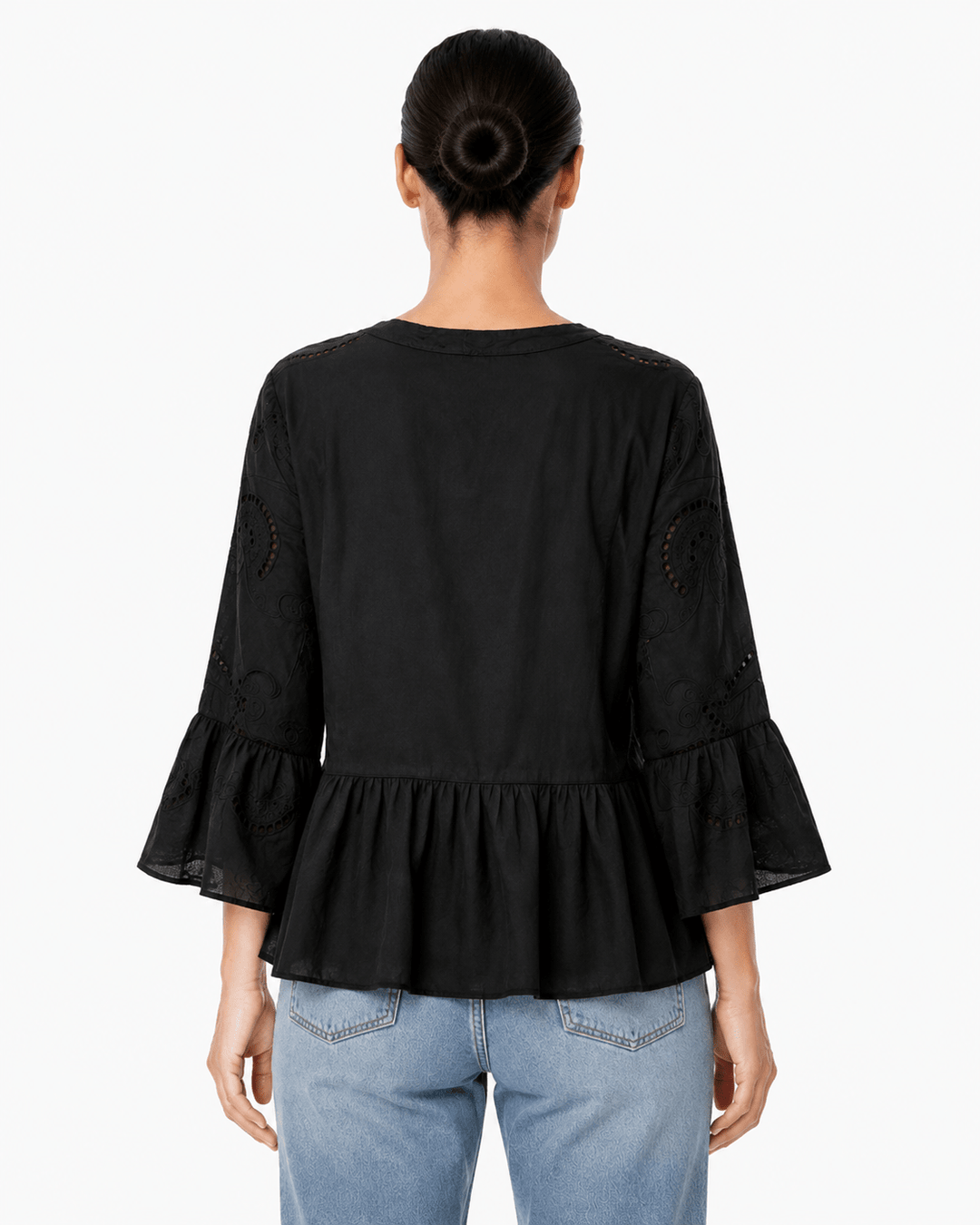 Teva Eyelet Ruffle Blouse - Must Boutique