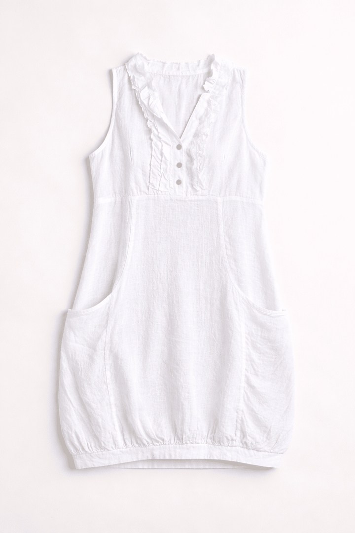 The Effortless Ruffle Pocket Dress - Must Boutique