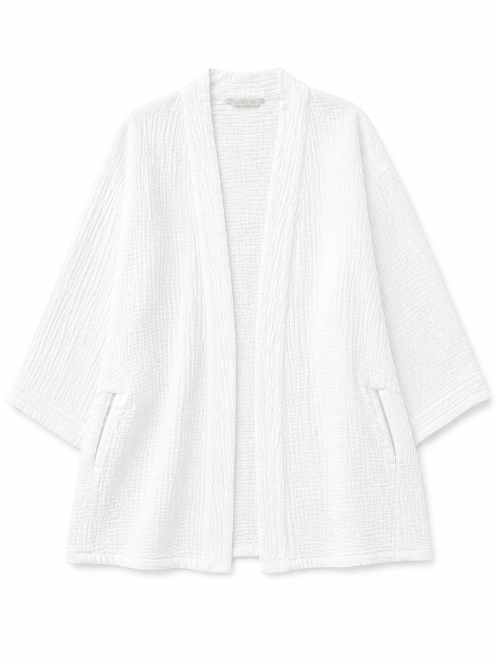The Midline Gauze Cardigan - Must Boutique