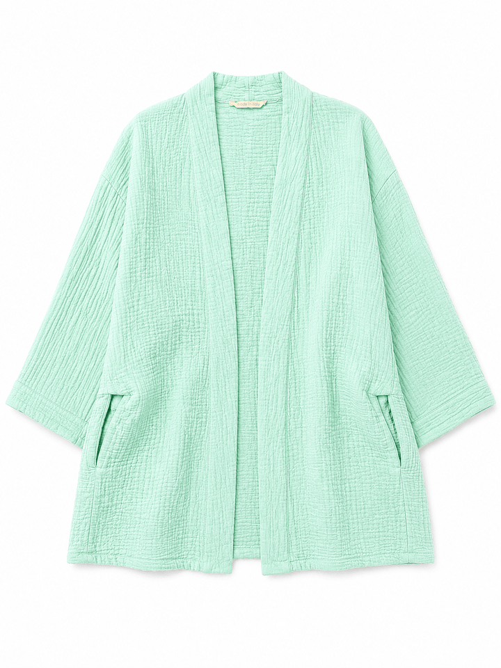 The Midline Gauze Cardigan - Must Boutique