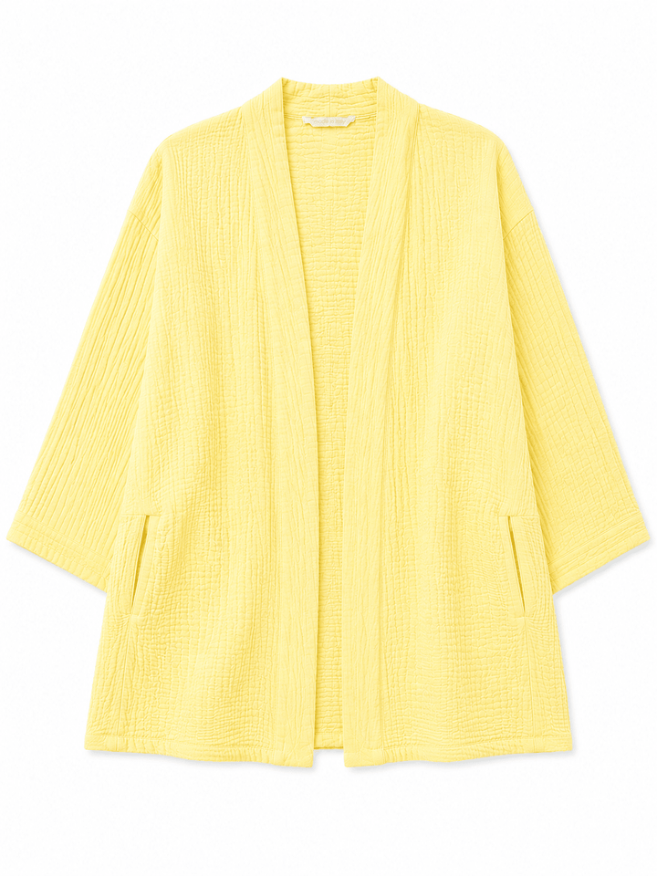The Midline Gauze Cardigan - Must Boutique