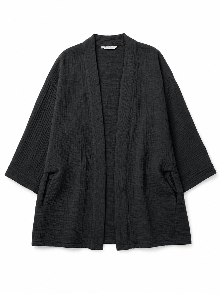 The Midline Gauze Cardigan - Must Boutique