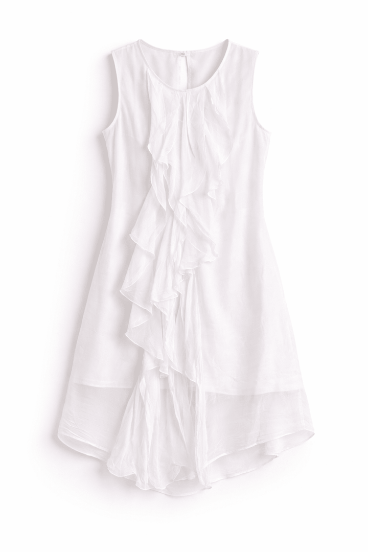 The Soft Cascade Ruffle Dress - Must Boutique