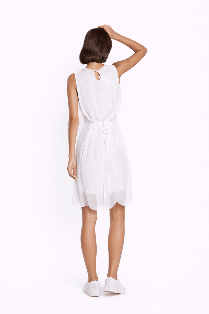 The Soft Cascade Ruffle Dress - Must Boutique