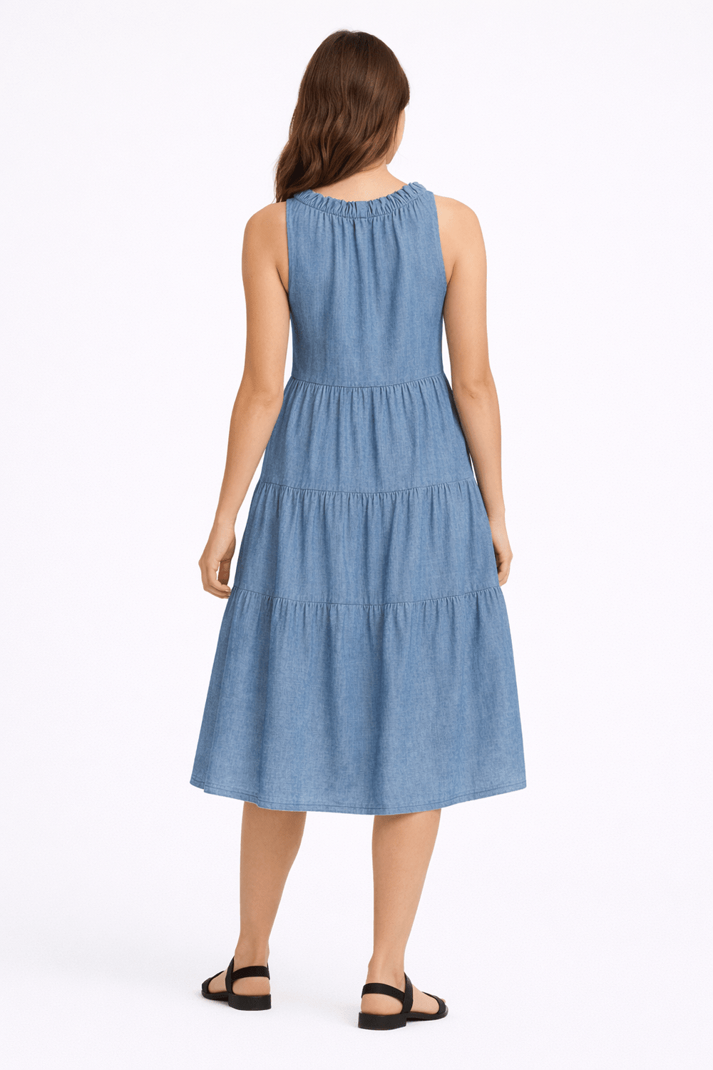 Tiered Midi Dress - Must Boutique